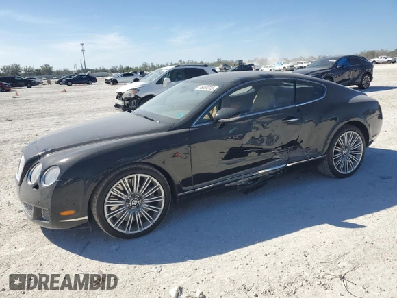 2008 Bentley Continental GT with VIN SCBCP73W88C057478, listed as a Copart auction lot 45030315 with 31,785 mi miles and Salvage Title. Bid and sale history available at DreamBid. Image 1.