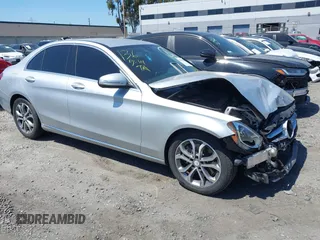 2015 Mercedes-Benz C 300 with VIN 55SWF4JB1FU077386, listed as a IAAI auction lot 42164280 with 104,452 mi miles and . Bid and sale history available at carsss.com. Image 1.