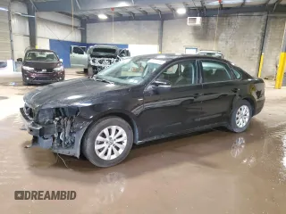 2014 Volkswagen Passat S with VIN 1VWAT7A39EC079877, listed as a Copart auction lot 64718995 with 93,591 mi miles and Salvage title. Bid and sale history available at DreamBid. Image 1.