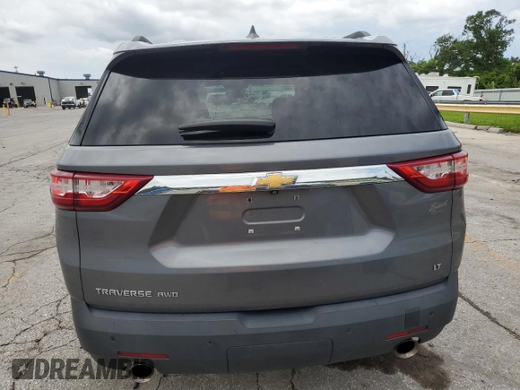 2020 Chevrolet Traverse LT Cloth with VIN 1GNEVGKW7LJ138528, listed as a Copart auction lot 60465095 with 84,996 mi miles and Clean title. Bid and sale history available at DreamBid. Image 6.