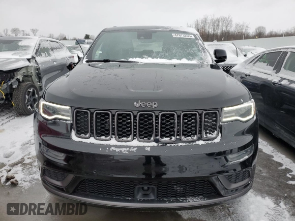 2020 Jeep Grand Cherokee Overland with VIN 1C4RJFCG3LC276983, listed as a Copart auction lot 47673205 with 54,963 mi miles and Salvage Title. Bid and sale history available at carsss.com. Image 5.