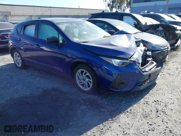 2024 Subaru Impreza z VIN JF1GUABC9R8323581, wystawiony jako IAAI lot #41711042 z przebiegiem 9 045 mil mil oraz . Historia ofert i sprzedaży dostępna na DreamBid. Obrazek 1.