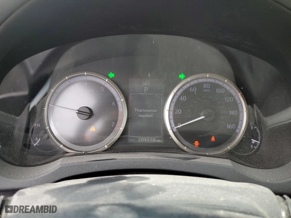 2015 Lexus RC 350 with VIN JTHHE5BC8F5000430, listed as a Copart auction lot 73548564 with 209,510 mi miles and Salvage Title. Bid and sale history available at carsss.com. Image 9.