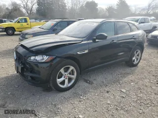 2018 Jaguar F-PACE 25t Premium with VIN SADCJ2FX5JA269668, listed as a Copart auction lot 86492694 with 67,429 mi miles and Salvage Title. Bid and sale history available at carsss.com. Image 1.