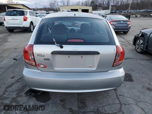 2003 Kia Rio with VIN KNADC165836134738, listed as a Copart auction lot 87366624 with 34,364 mi miles and Clean Title. Bid and sale history available at carsss.com. Image 6.