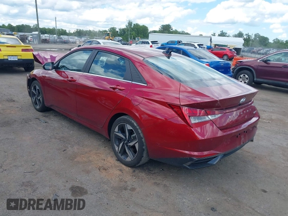 2023 Hyundai Elantra Limited z VIN KMHLP4AG6PU620166, wystawiony jako IAAI lot #42321119 z przebiegiem 32 520 mil mil oraz . Historia ofert i sprzedaży dostępna na DreamBid. Obrazek 3.
