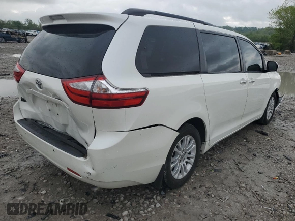 2016 Toyota Sienna XLE с VIN 5TDYK3DC5GS752884, выставлен на аукционе Copart как лот 54621775 с пробегом Не указан миль и Списание • Salvage title. История ставок и продаж доступна на DreamBid. Изображение 3.