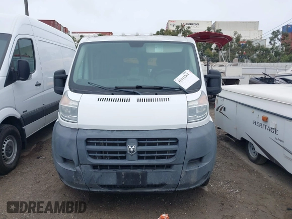 2016 Ram ProMaster Cargo with VIN 3C6TRVAG2GE107345, listed as a IAAI auction lot 41912262 with 130,368 mi miles and . Bid and sale history available at DreamBid. Image 12.