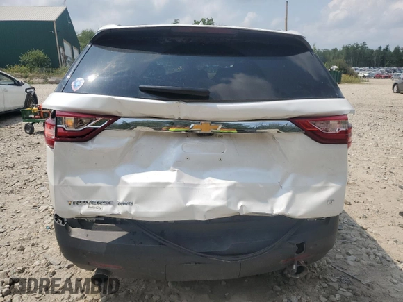 2018 Chevrolet Traverse LT Leather with VIN 1GNEVHKW1JJ223187, listed as a Copart auction lot 64687454 with 86,946 mi miles and Salvage Title. Bid and sale history available at carsss.com. Image 6.