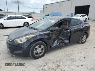 2014 Hyundai Elantra SE z VIN KMHDH4AE8EU070529, wystawiony jako Copart lot #60615255 z przebiegiem 128 052 mil mil oraz Szkoda całkowita • Salvage title. Historia ofert i sprzedaży dostępna na DreamBid. Obrazek 1.