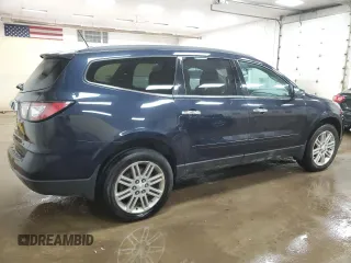 2015 Chevrolet Traverse LT with VIN 1GNKRGKD9FJ387195, listed as a Copart auction lot 58412955 with 145,071 mi miles and Clean title. Bid and sale history available at DreamBid. Image 3.