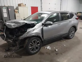 2021 Honda CR-V EX with VIN 2HKRW2H59MH645479, listed as a IAAI auction lot 41755382 with 148,420 mi miles. Bid and sale history available at carsss.com. Image 2.