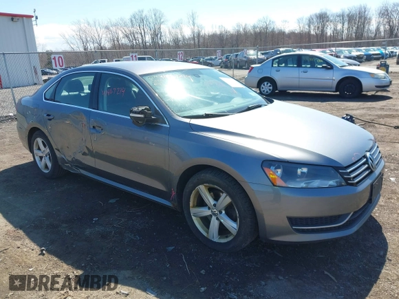 2012 Volkswagen Passat SE с VIN 1VWBP7A36CC075243, выставлен на аукционе IAAI как лот 41867214 с пробегом 156 741 миль миль и . История ставок и продаж доступна на DreamBid. Изображение 1.