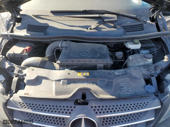 2018 Mercedes-Benz Metris Passenger Van with VIN WD4PG2EE1J3453995, listed as a Copart auction lot 44713455 with NaN miles and Clean Title. Bid and sale history available at carsss.com. Image 12.