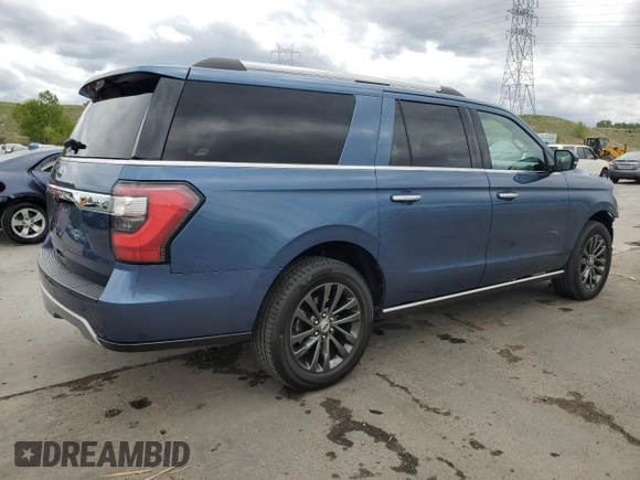 2020 Ford Expedition Max Limited with VIN 1FMJK2ATXLEA46781, listed as a Copart auction lot 57475155 with 109,808 mi miles and Salvage title. Bid and sale history available at DreamBid. Image 3.