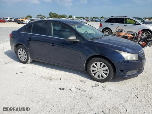 2011 Chevrolet Cruze LS with VIN 1G1PC5SH6B7138571, listed as a Copart auction lot 50911675 with 160,000 mi miles and Clean Title. Bid and sale history available at carsss.com. Image 4.