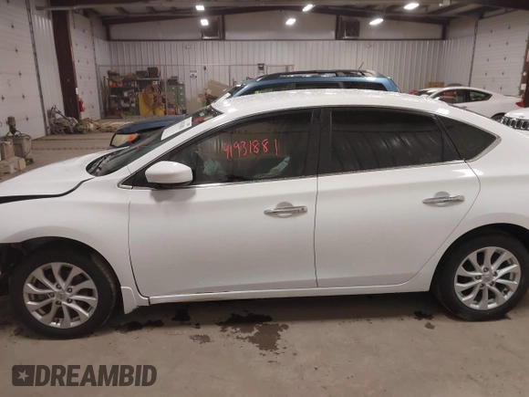 2019 Nissan Sentra SV with VIN 3N1AB7AP8KY213776, listed as a IAAI auction lot 41931881 with 50,688 mi miles and . Bid and sale history available at DreamBid. Image 14.