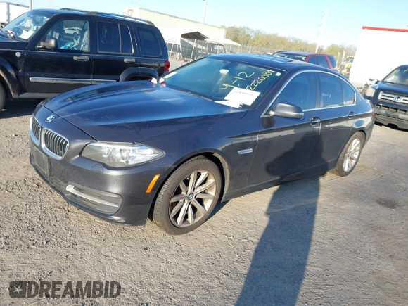 2014 BMW 5 Series 535i xDrive with VIN WBA5B3C53ED539542, listed as a IAAI auction lot 41858938 with 118,335 mi miles and . Bid and sale history available at carsss.com. Image 2.