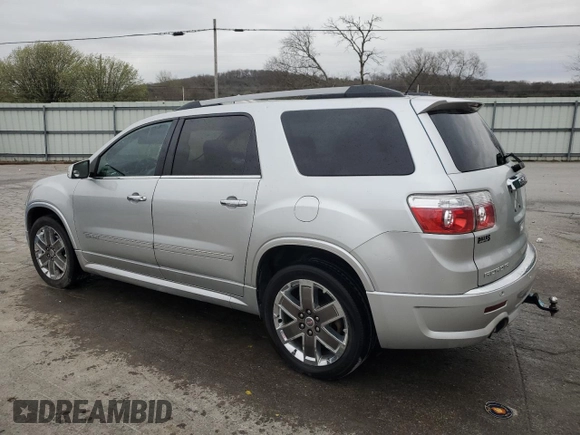2011 GMC Acadia Denali with VIN 1GKKRTED9BJ280272, listed as a Copart auction lot 50014345 with Not Provided miles and Clean Title. Bid and sale history available at DreamBid. Image 2.