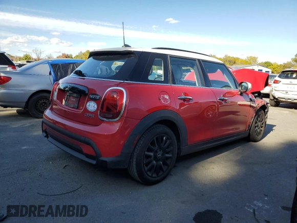 2022 MINI Hardtop 4 Door Cooper z VIN WMW33DK03N2R65288, wystawiony jako Copart lot #75132094 z przebiegiem 29 871 mil mil oraz Szkoda całkowita • Salvage title. Historia ofert i sprzedaży dostępna na DreamBid. Obrazek 3.