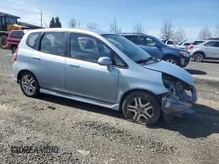 2008 Honda Fit Sport with VIN JHMGD38698S067935, listed as a Copart auction lot 50264995 with 142,268 mi miles and Salvage Title. Bid and sale history available at carsss.com. Image 4.