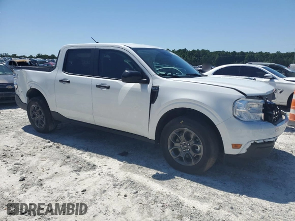 2024 Ford Maverick XLT with VIN 3FTTW8H33RRB19148, listed as a Copart auction lot 58040905 with 28,496 mi miles and Salvage title. Bid and sale history available at DreamBid. Image 4.
