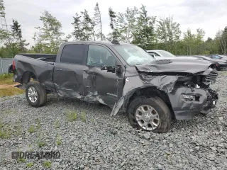 2023 Ram 2500 Laramie with VIN 3C6UR5FL9PG553507, listed as a Copart auction lot 69279114 with 0 mi miles and Salvage Title. Bid and sale history available at carsss.com. Image 4.