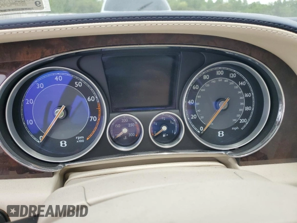 2013 Bentley Continental GT with VIN SCBFC7ZA4DC084868, listed as a Copart auction lot 54187554 with Not Provided miles and Salvage Title. Bid and sale history available at DreamBid. Image 9.