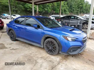 2022 Subaru WRX Premium with VIN JF1VBAF64N9029561, listed as a Copart auction lot 56467545 with 42,596 mi miles and Salvage title. Bid and sale history available at DreamBid. Image 4.