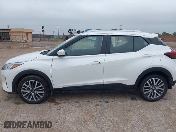 2023 Nissan Kicks SV with VIN 3N1CP5CV2PL470060, listed as a IAAI auction lot 42442763 with 35,827 mi miles and . Bid and sale history available at DreamBid. Image 15.