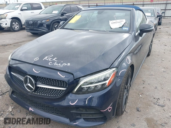2020 Mercedes-Benz C 300 with VIN W1KWK8DB3LG015172, listed as a IAAI auction lot 42029492 with 43,155 mi miles and . Bid and sale history available at DreamBid. Image 17.