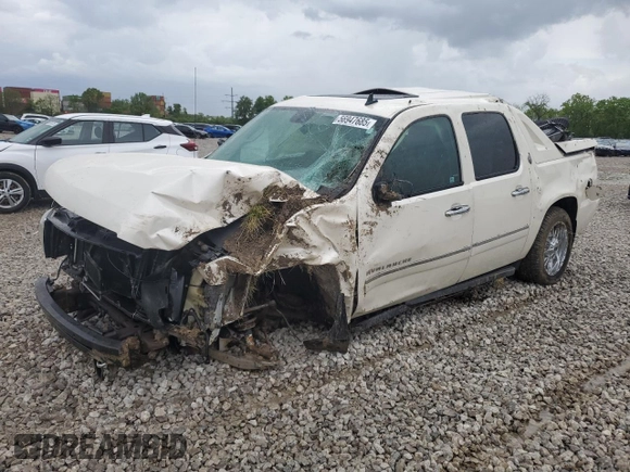2013 Chevrolet Avalanche LTZ with VIN 3GNTKGE70DG107029, listed as a Copart auction lot 56947685 with Not provided miles and Salvage title. Bid and sale history available at DreamBid. Image 1.