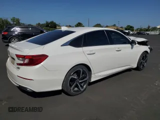 2019 Honda Accord Sport with VIN 1HGCV2F37KA019493, listed as a Copart auction lot 56091875 with 260,210 mi miles and Salvage title. Bid and sale history available at DreamBid. Image 3.