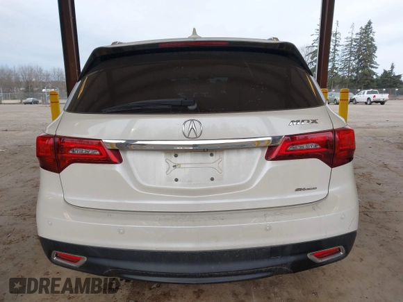 2014 Acura MDX Advance with VIN 5FRYD4H89EB032140, listed as a IAAI auction lot 41550091 with 62,377 mi miles and . Bid and sale history available at carsss.com. Image 17.