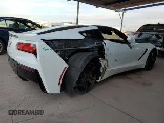 2016 Chevrolet Corvette 2LT with VIN 1G1YD2D7XG5104818, listed as a Copart auction lot 51852795 with 67,286 mi miles and Salvage Title. Bid and sale history available at carsss.com. Image 3.