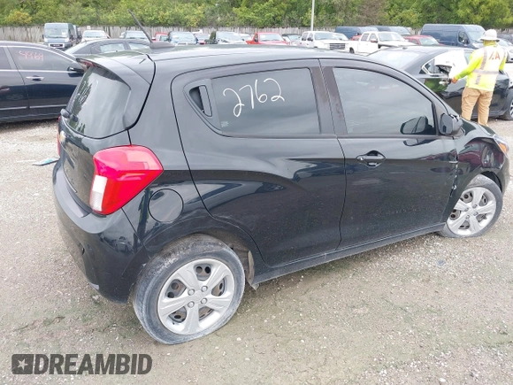 2020 Chevrolet Spark LS with VIN KL8CB6SA6LC407218, listed as a IAAI auction lot 39954901 with 77,256 mi miles and . Bid and sale history available at DreamBid. Image 4.