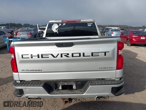 2020 Chevrolet Silverado 1500 Custom with VIN 1GCPWBEF4LZ148741, listed as a IAAI auction lot 41148846 with 108,151 mi miles. Bid and sale history available at carsss.com. Image 16.