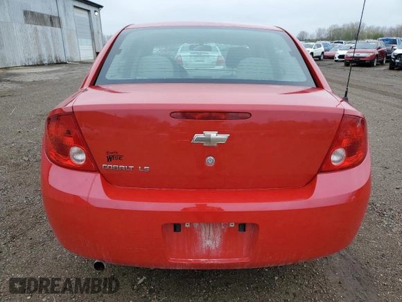 2007 Chevrolet Cobalt LS with VIN 1G1AK55F577400526, listed as a Copart auction lot 55492355 with 85,697 mi miles and Clean Title. Bid and sale history available at DreamBid. Image 6.