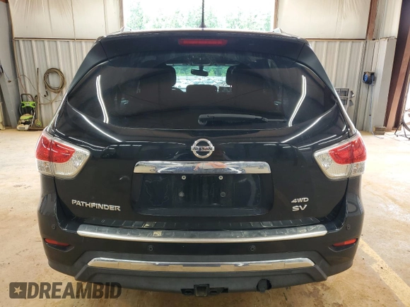 2016 Nissan Pathfinder SV z VIN 5N1AR2MM1GC644808, wystawiony jako Copart lot #56717085 z przebiegiem Nie podano mil oraz Szkoda całkowita • Salvage title. Historia ofert i sprzedaży dostępna na DreamBid. Obrazek 6.