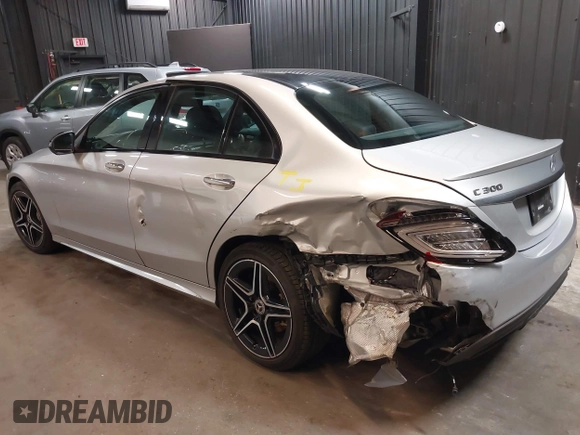 2020 Mercedes-Benz C 300 with VIN WDDWF8EB4LR549336, listed as a IAAI auction lot 41567409 with 19,642 mi miles and . Bid and sale history available at DreamBid. Image 6.