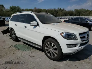 2016 Mercedes-Benz GL with VIN 4JGDF6EE5GA698435, listed as a Copart auction lot 73156434 with 137,302 mi miles and Salvage Title. Bid and sale history available at carsss.com. Image 4.