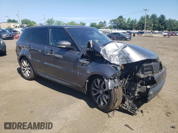 2016 Land Rover Range Rover Sport HSE with VIN SALWR2VFXGA562493, listed as a Copart auction lot 60824745 with 93,064 mi miles and Salvage title. Bid and sale history available at DreamBid. Image 4.