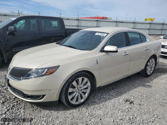 2016 Lincoln MKS EcoBoost with VIN 1LNHL9FT5GG600834, listed as a Copart auction lot 74278994 with 92,684 mi miles and Salvage Title. Bid and sale history available at carsss.com. Image 1.
