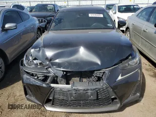 2019 Lexus IS with VIN JTHC81D27K5039163, listed as a Copart auction lot 52436405 with 94,252 mi miles and Salvage Title. Bid and sale history available at carsss.com. Image 5.