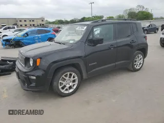 2021 Jeep Renegade Latitude with VIN ZACNJCBB1MPN23821, listed as a Copart auction lot 49639994 with 12,105 mi miles and Salvage title. Bid and sale history available at DreamBid. Image 1.