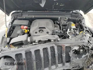 2021 Jeep Wrangler Unlimited Willys with VIN 1C4HJXDN3MW751207, listed as a Copart auction lot 50425805 with 35,383 mi miles and Salvage Title. Bid and sale history available at DreamBid. Image 11.