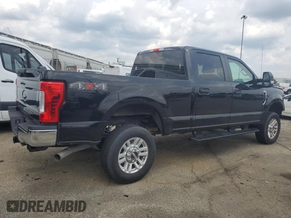 2018 Ford F-250 XL with VIN 1FT7W2B66JEB27124, listed as a Copart auction lot 63803635 with 35,378 mi miles and Salvage title. Bid and sale history available at DreamBid. Image 3.