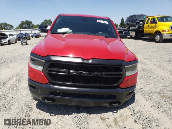 2022 Ram 1500 Big Horn with VIN 1C6RRFFG4NN245437, listed as a Copart auction lot 59237015 with 29,611 mi miles and Salvage title. Bid and sale history available at DreamBid. Image 5.