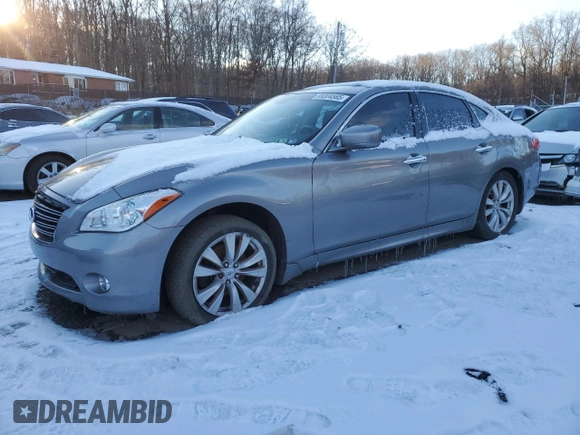 2011 Infiniti M37 with VIN JN1BY1AR9BM372486, listed as a Copart auction lot 88304585 with Not Provided miles and Salvage Title. Bid and sale history available at carsss.com. Image 1.