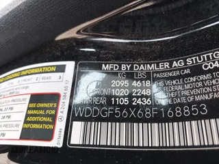 2008 Mercedes-Benz C 350 Sport with VIN WDDGF56X68F168853, listed as a IAAI auction lot 41921448 with 162,731 mi miles and . Bid and sale history available at DreamBid. Image 9.